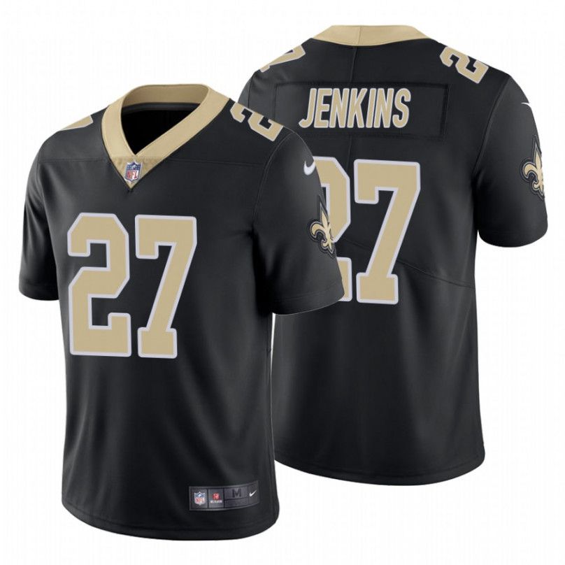 Men New Orleans Saints #27 Malcolm Jenkins Nike Black Vapor Limited NFL Jersey->new orleans saints->NFL Jersey